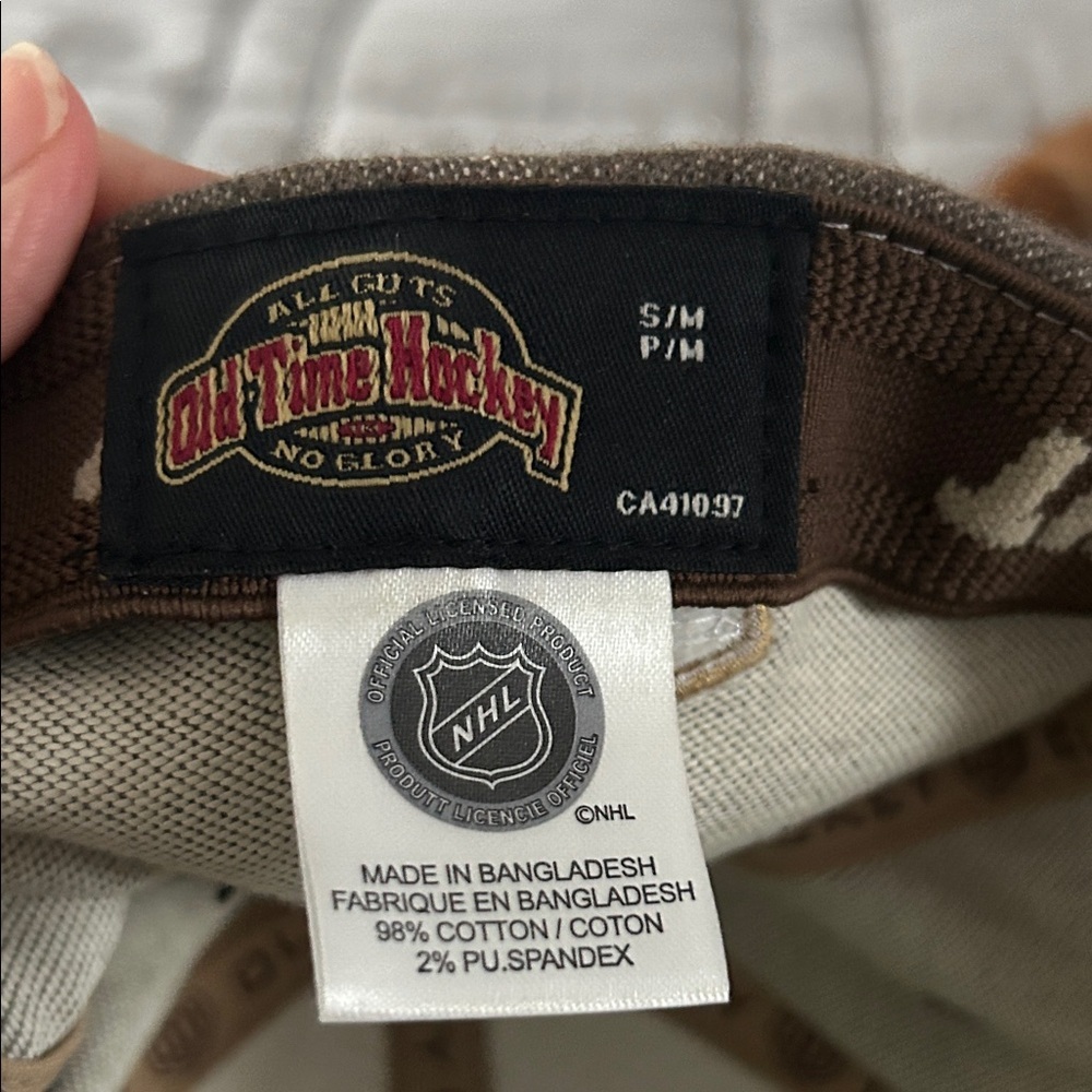 NHL Toronto Maple Leafs Brown and Tan Hat - Picture 4 of 6